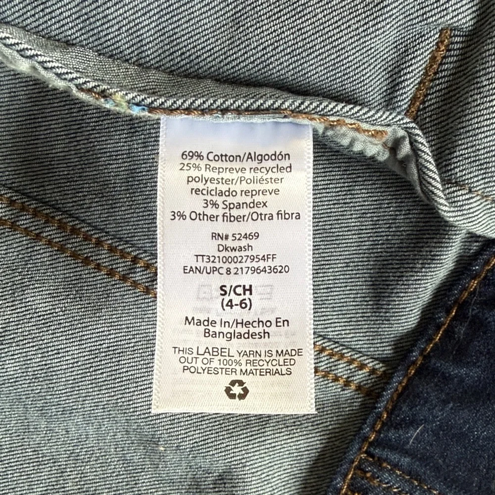 69% Cotton Time and Tru Dark Blue Denim Jacket - Picture 4 of 10